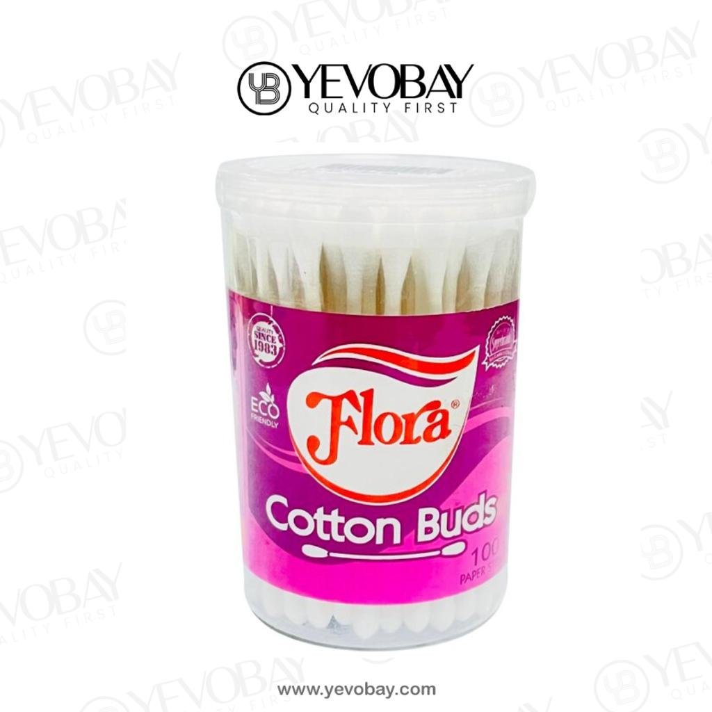 Flora Cotton Buds 100Pcs