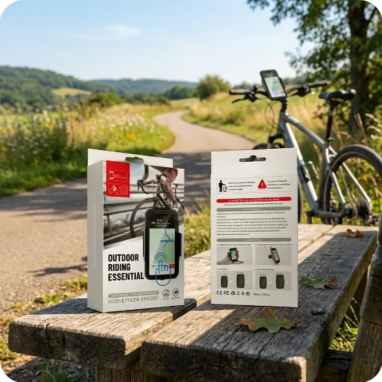 Outdoor riding essential water proof mobile phone bracket