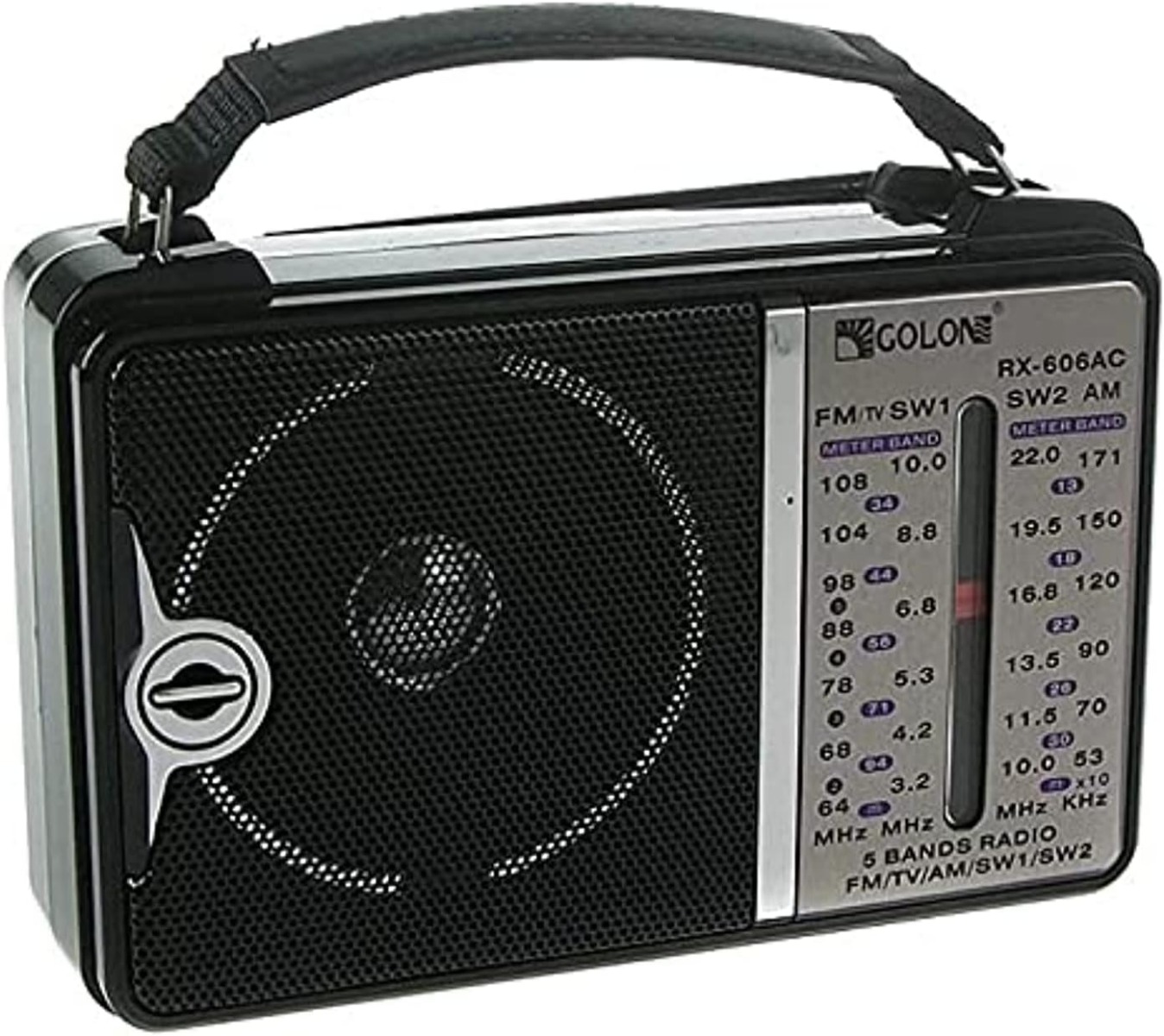 High-Sensitivity Radio KNSTAR RX-606AC World Receiver
