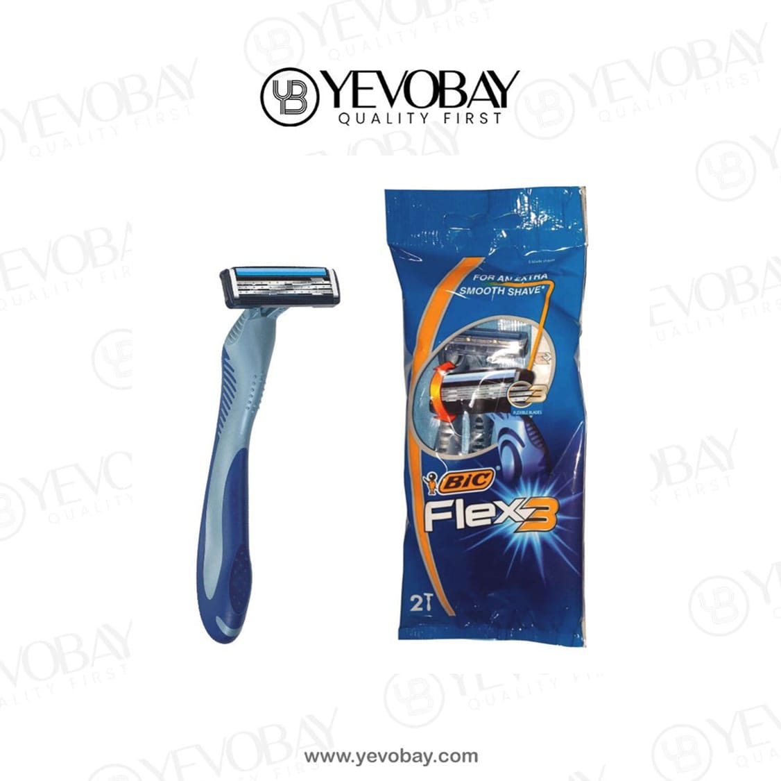 BIC Flex 3 Pouch - Pouch of 2 Razors