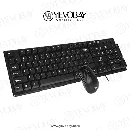 JEQANG – JK-1905 Combo Wired Business Keyboard and Mouse Set