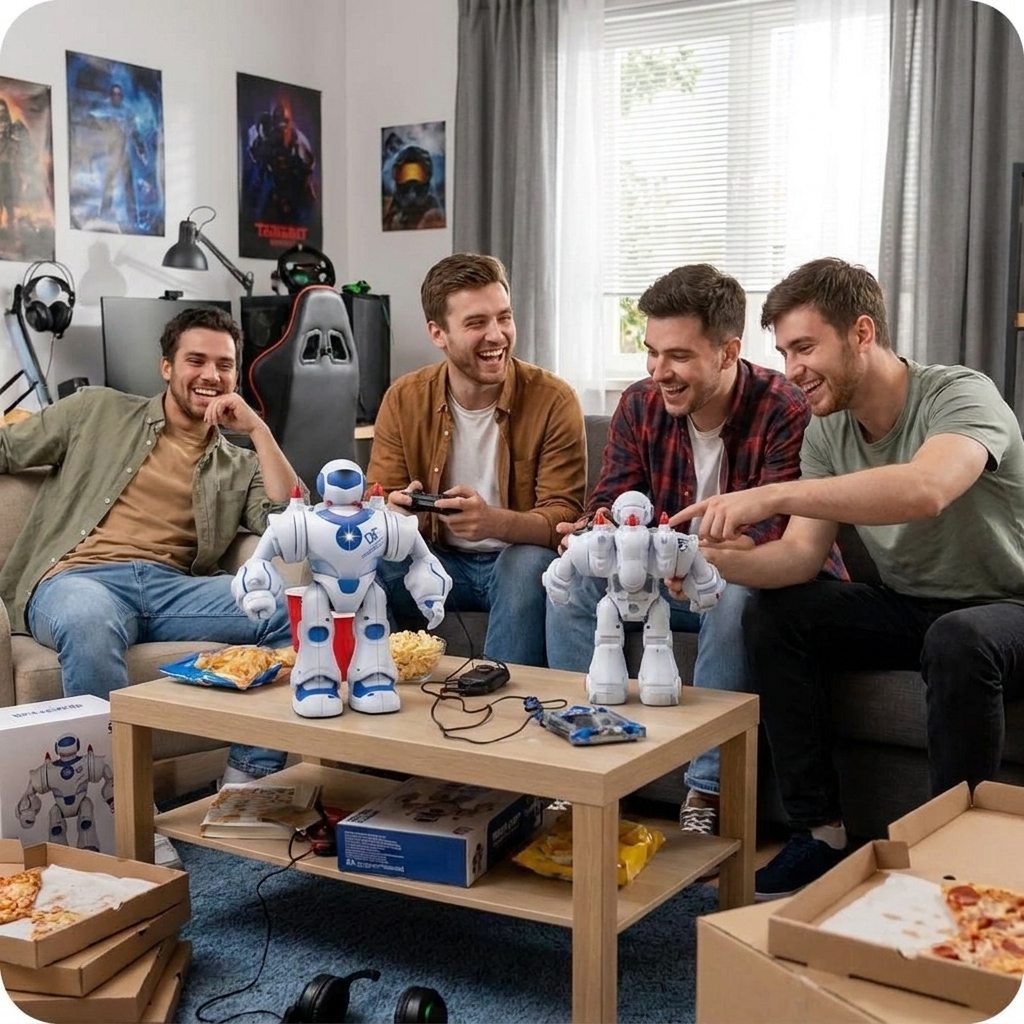 YOBI intelligent robot toys for boys shooting dancing launch missile unicorn