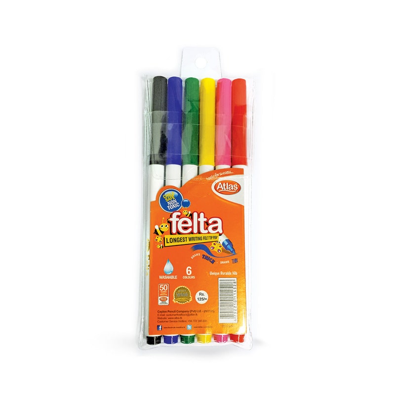 Atlas Color Pen Felta 6 Colors