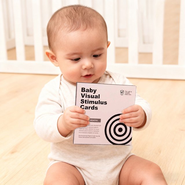 Baby Visual Stimulation Card Toy Black W