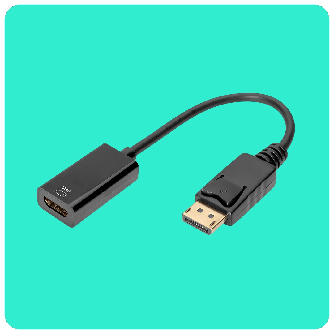 AK 4K Ultra HD Display Port to HDMI Adapter