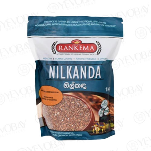 Rankema Nilkanda Organic Sri Lankan Traditional Rice 1Kg