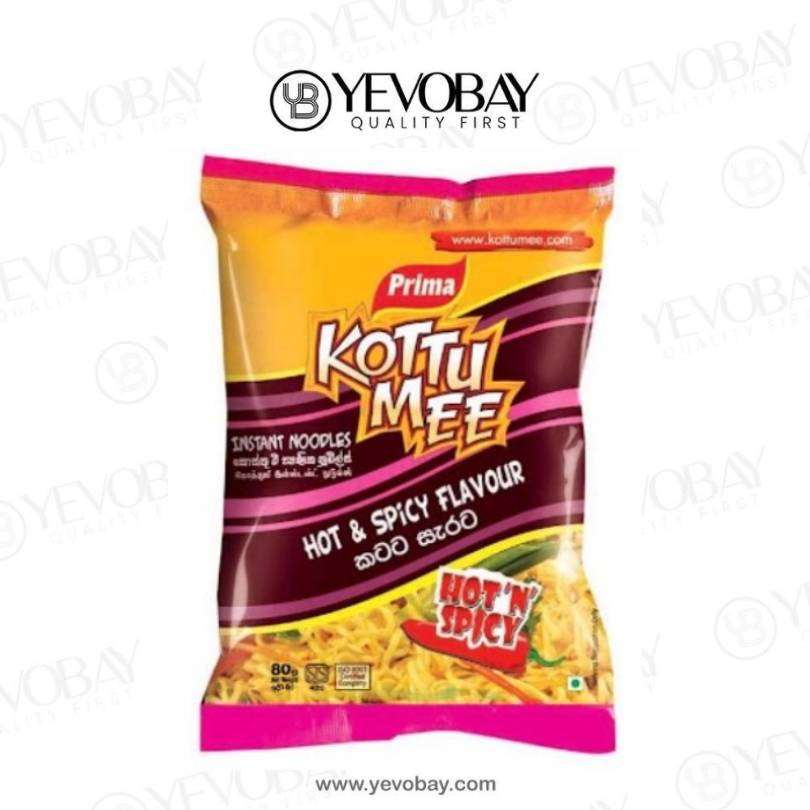 Prima Kottu Mee Noodles 80g - Hot & Spicy Flavoured