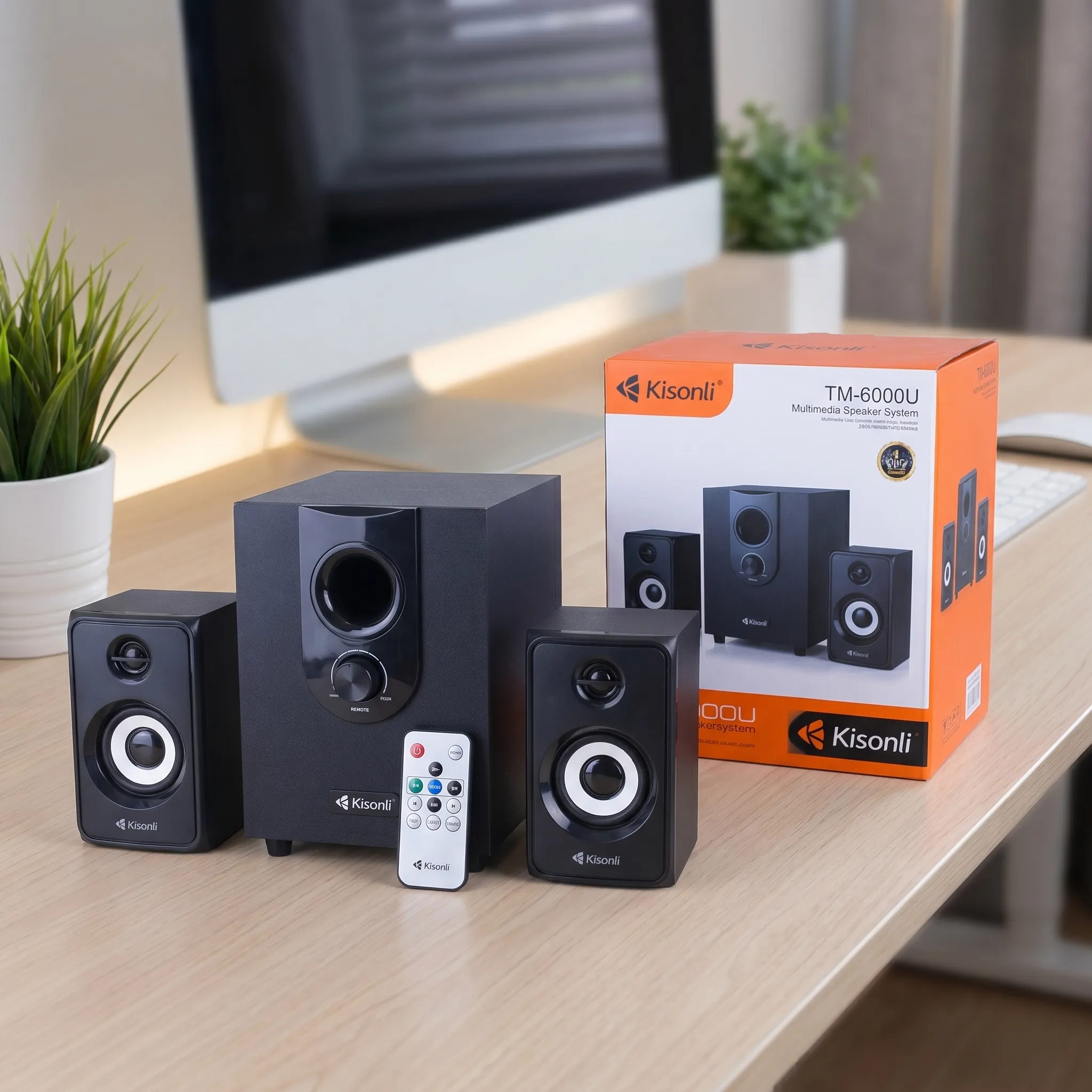 Kisonli TM-6000U Multimedia USB 2.1 BT Speaker