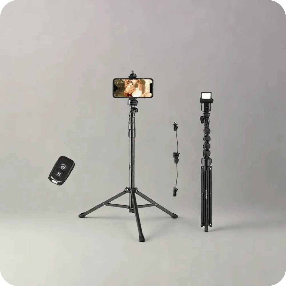 Selfie Stand Tripod with Bluetooth Remote Plokama PK-996 | yevobay.com Sri Lanka