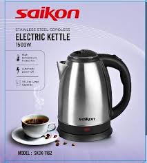 SAIKON Stainless Steel Cordless Electric Kettle 1500W - SKCK-1162