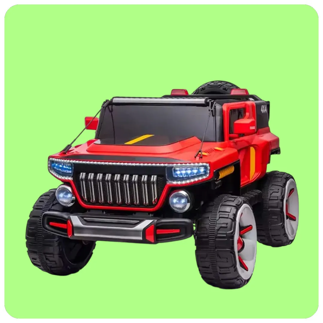 Kids Red Jeep 4x4