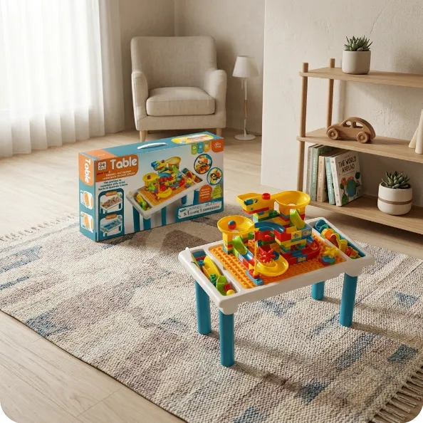 Multi functional Creative Building Blocks Table
