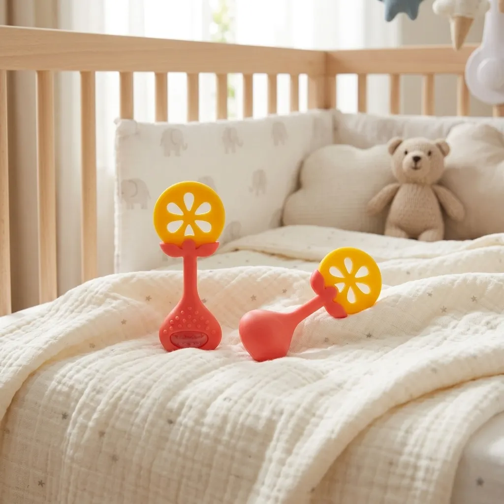 Fruit Teether & Rattle Handbell - Huanger